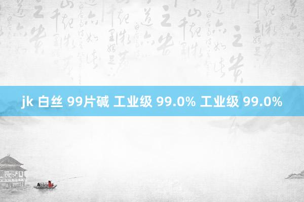 jk 白丝 99片碱 工业级 99.0% 工业级 99.0%